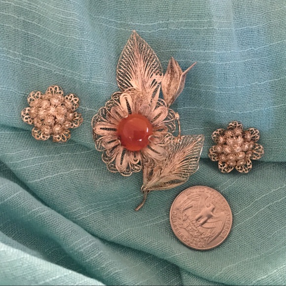Filigree Brooch Set - Picture 6 of 6